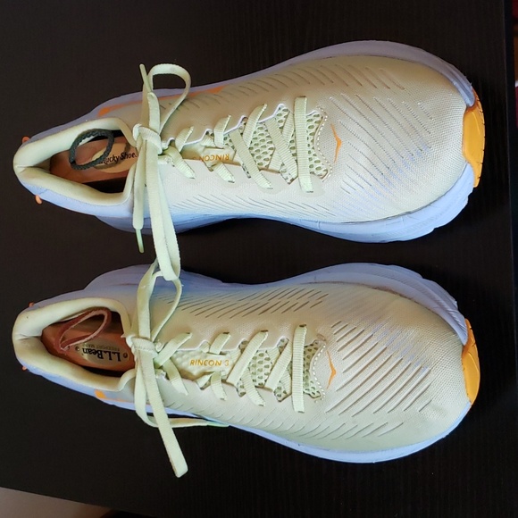 Hoka One One Shoes - Hoka One One Rincon 3 pre-owned sz 10 B.  Green, blue & orange.  VGC